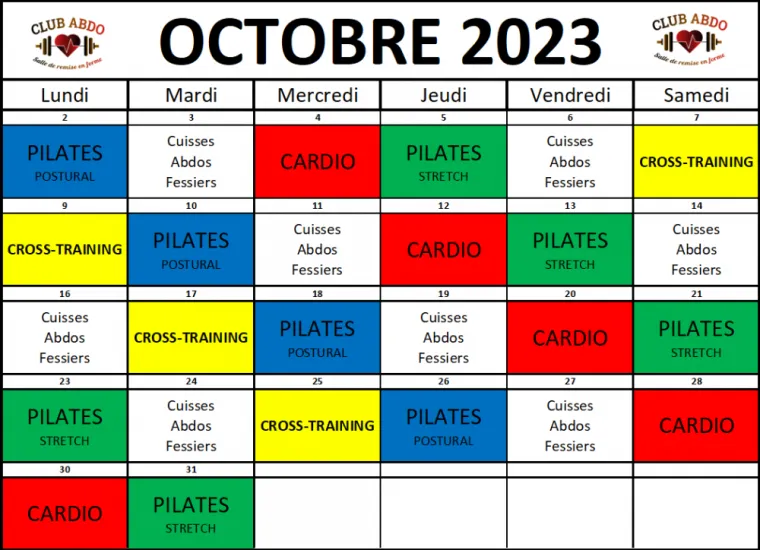 Planning d'Octobre, Bayonne, CLUB ABDO